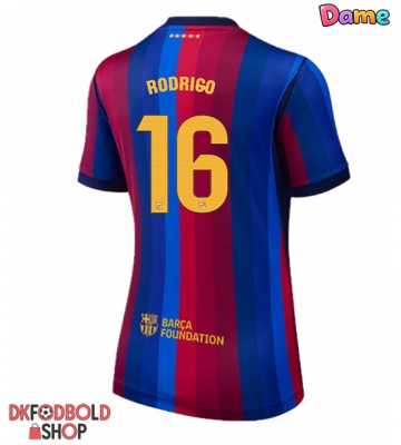 Barcelona Rodri Hernandez #16 Hjemmebanetrøje Dame 2026-27 Kort ærmer Barcelona Rodri Hernandez #16 Hjemmebanetrøje Dame 2026-27 Kort ærmer